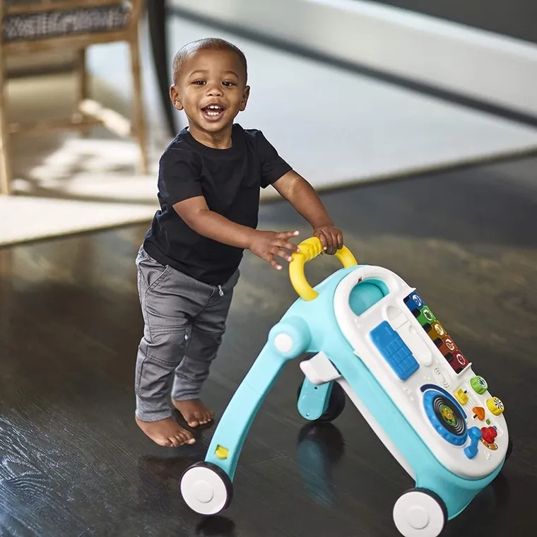 Baby Einstein, chodzik muzyczny, pchacz, stolik edukacyjny, 4w1