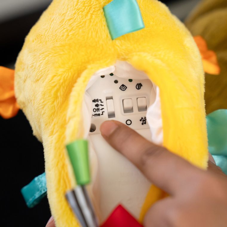 Baby Einstein, Sea Dreams, Seahorse, zabawka sensoryczna, konik morski, żółty