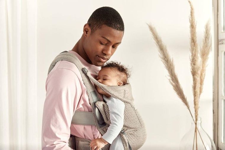 BabyBjörn, Move 3D Mesh, nosidełko, szary beż