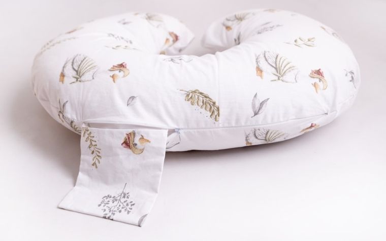 BabyMatex, MiniRelax, Gąski, poduszka do karmienia bawełniana, pozycjonująca, 150 cm