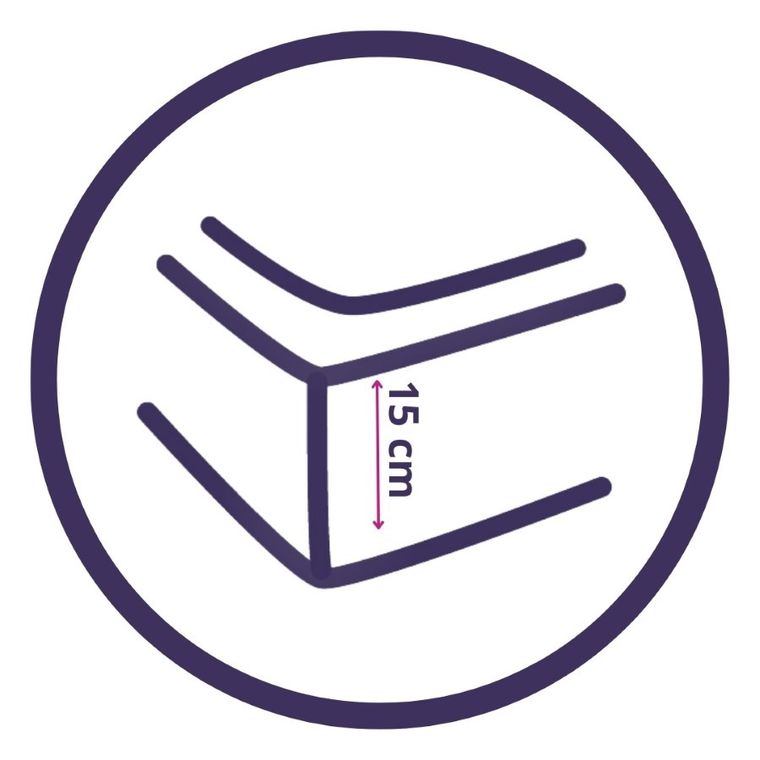 BabyMatex, podkład higieniczny, molton, 60-120-15cm