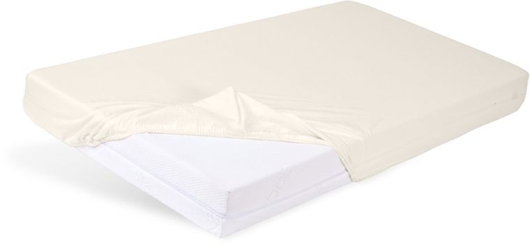 Babymatex, prześcieradło jersey z gumą, ecru, 60-120 cm