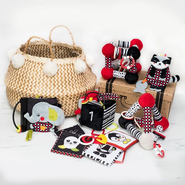 BabyOno, C-More, Dream Team, książeczka sensoryczna