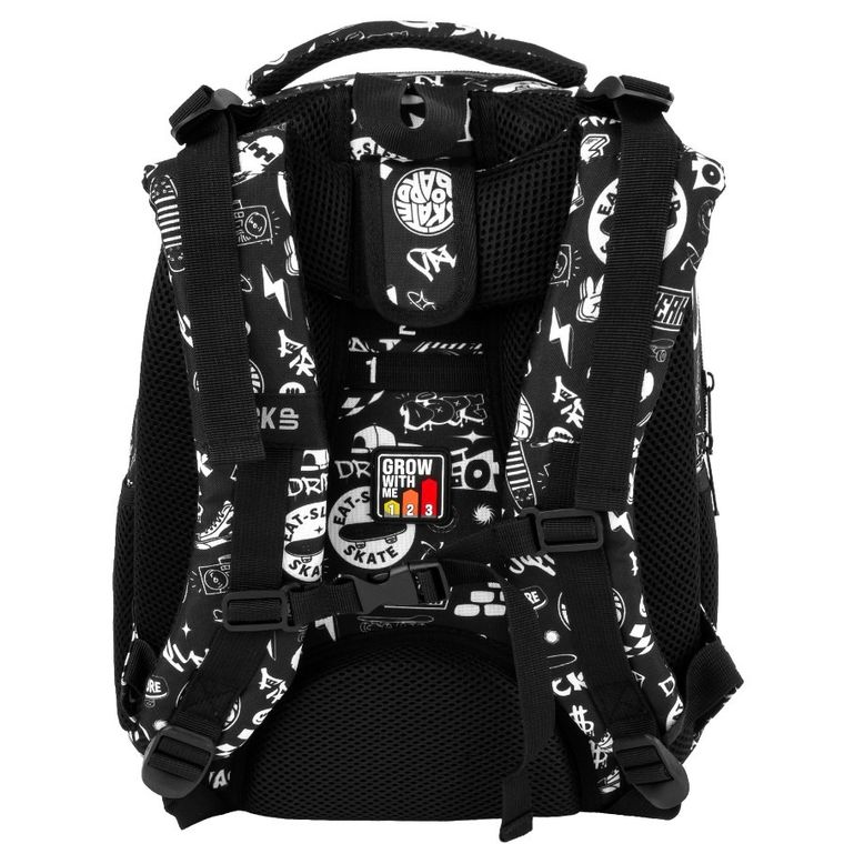 BackUp, plecak szkolny, 3-komorowy, Drift