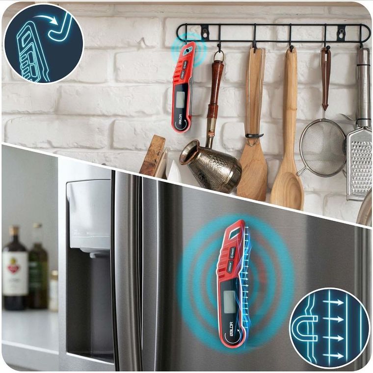 Baldr, termometr kuchenny, do mięsa, z sondą, szpilkowy, BD-130