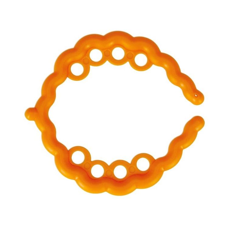 BamBam, zabawka sensoryczna, krążki owoce, 16 elementów