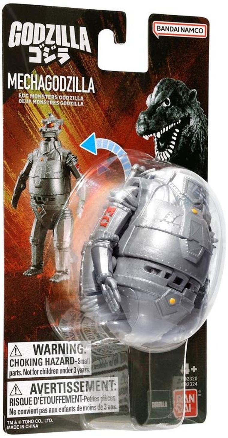 Bandai, Godzilla, Egg Monster, Mecha Godzilla, figurka kolekcjonerska