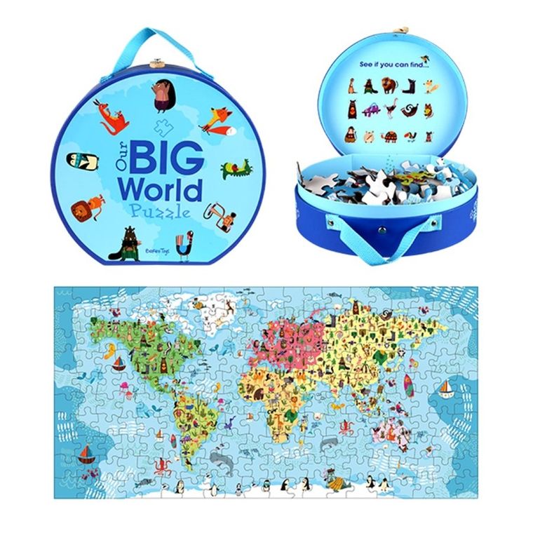 Barbo Toys, Wielki Świat, puzzle podłogowe, 200 elementów