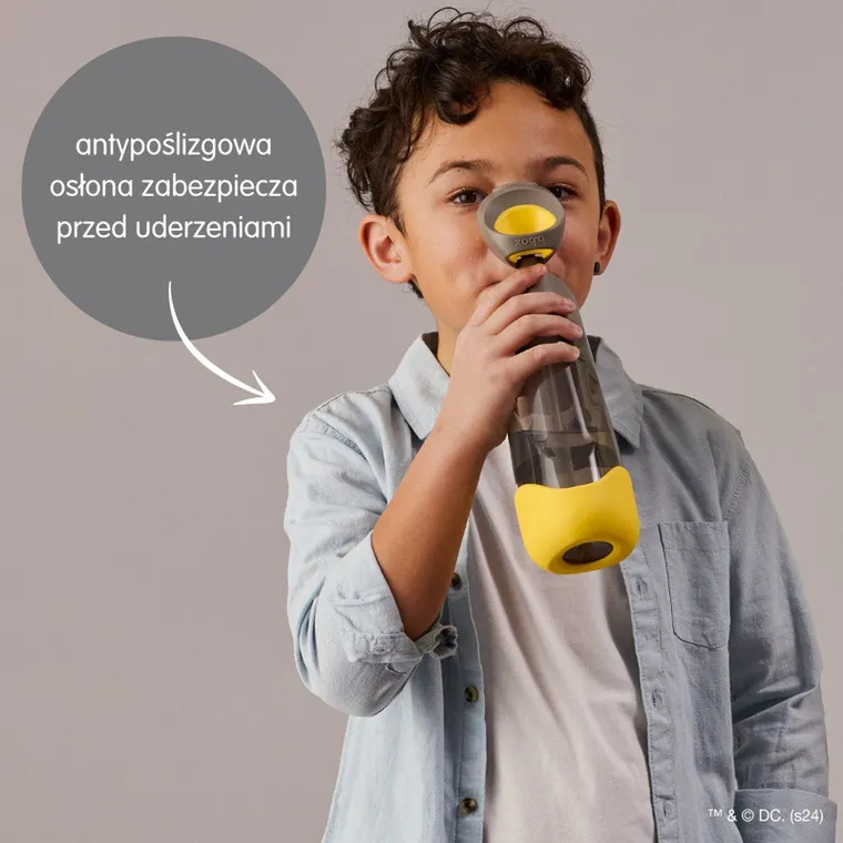 b.box, Batman, butelka na wodę tritanowa ze słomką, 600 ml