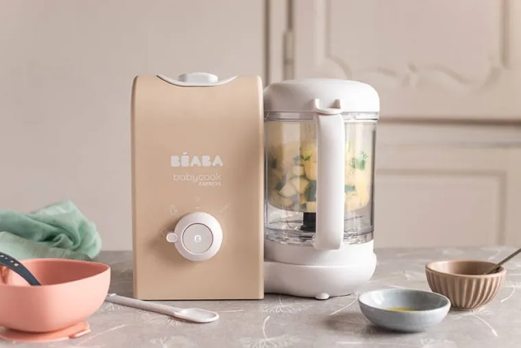 Beaba, Babycook Express, urządzenie do gotowania na parze i miksowania, 4w1, Clay Earth
