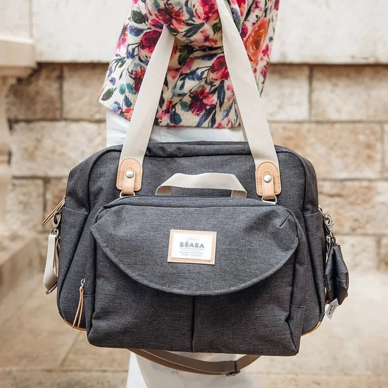 Beaba, Geneva II, torba dla mamy, Dark heather grey