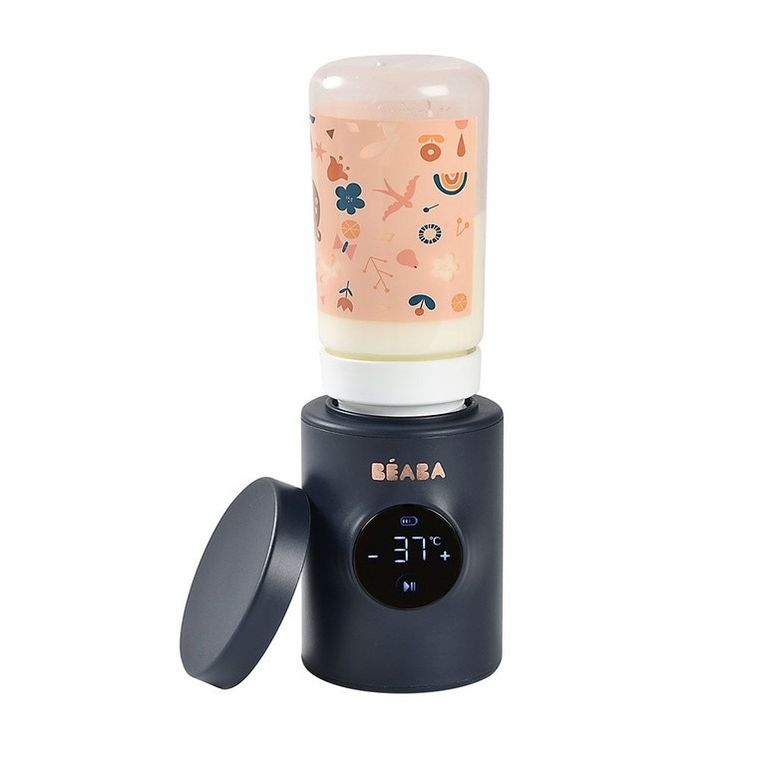 Beaba, Milk Nomad, przenośny podgrzewacz do butelek z funkcją mieszania 2w1, night blue