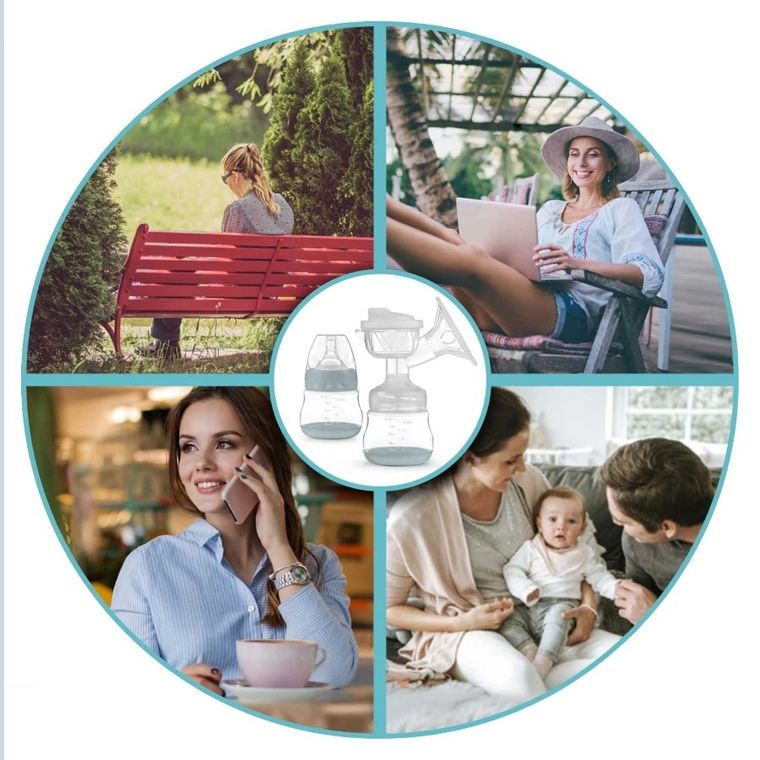 Berdsen, dwufazowy laktator elektryczny, błękitny