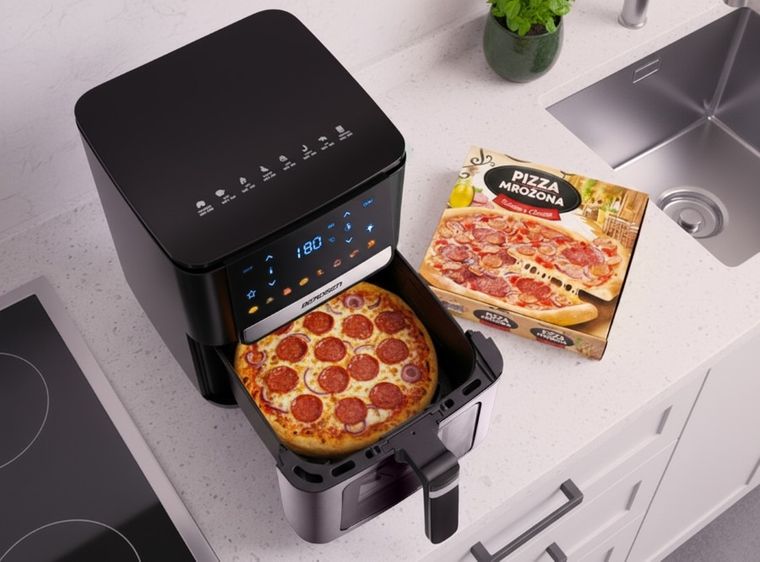 Berdsen, frytkownica beztłuszczowa, air fryer, 1700W, czarny, 6,5l, BD-655