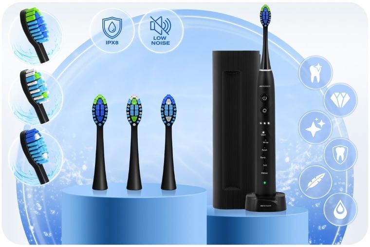 Berdsen, Galaxy, szczoteczka soniczna do zębów, czarna