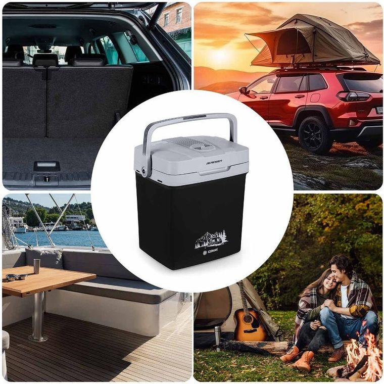 Berdsen, Icemax, lodówka turystyczna, tryb ECO, 26l, czarna