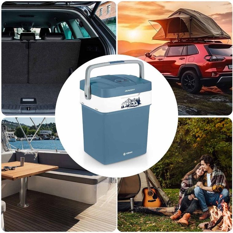 Berdsen, Icemax, lodówka turystyczna, tryb ECO, 29l, niebieska