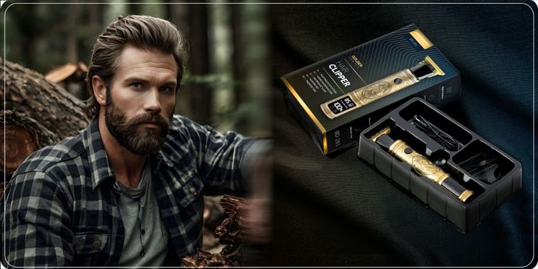 Berdsen, Lew, maszynka do strzyżenia włosów, złota, BD-261