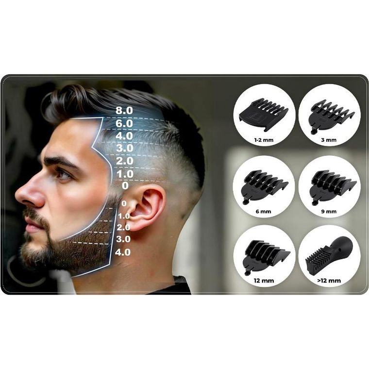 Berdsen, maszynka do strzyżenia włosów, czarna