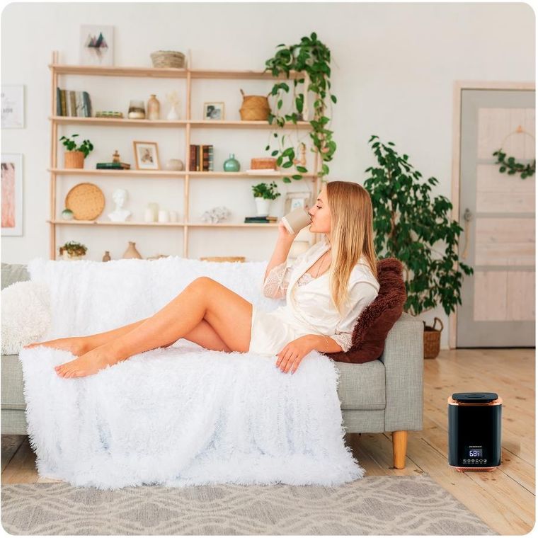 Berdsen, nawilżacz powietrza, czarny, BD-502