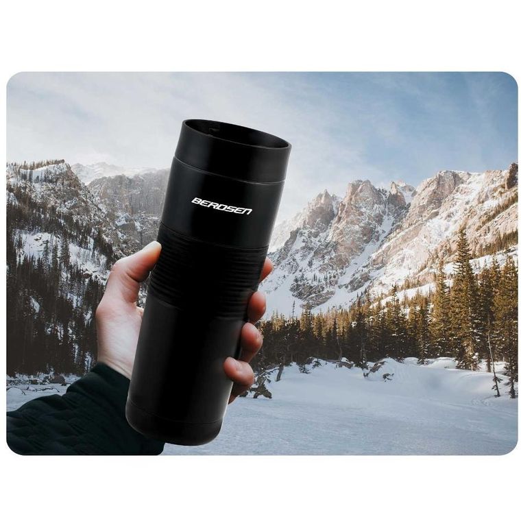 Berdsen, termos próżniowy, czarny, 590 ml