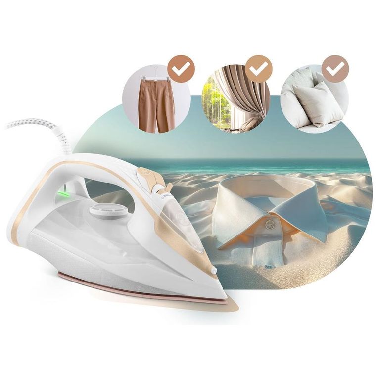 Berdsen, żelazko parowe, ceramiczna powłoka, praca w pionie, 3000W, BD-330