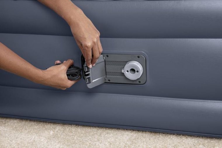 Bestway, dmuchany materac z pompką, 226-152-84 cm