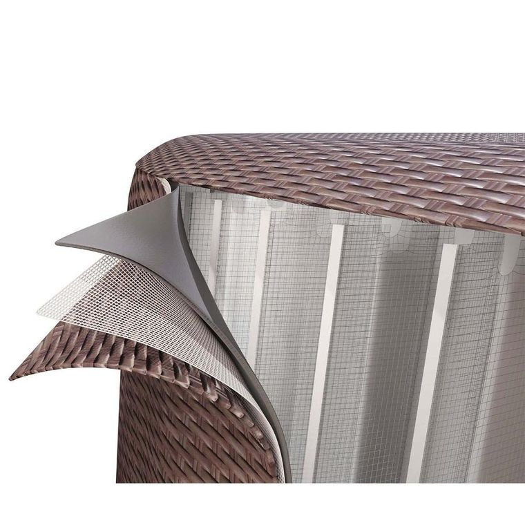 Bestway, Lay-Z Bali, dmuchane spa, 7 osobowe, brown