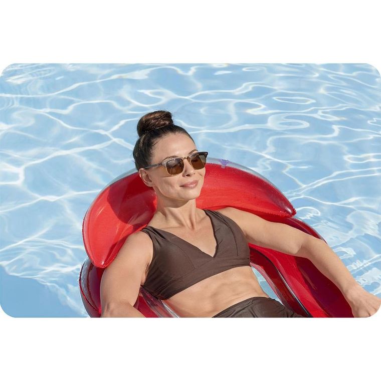 Bestway, materac do pływania, czerwony