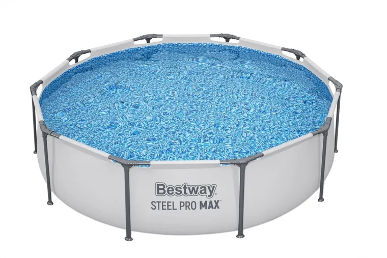 Bestway, Steel Pro Max, basen stelażowy z pompą filtracyjną, 3,05-0,76m