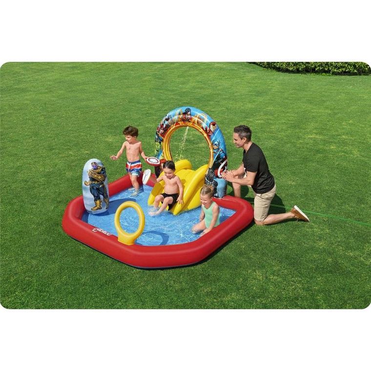 Bestway, The Avengers, plac zabaw, dmuchany, 211-198-125 cm