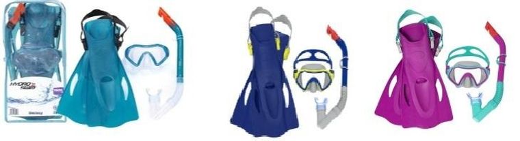 Bestway, zestaw do nurkowania, różowy