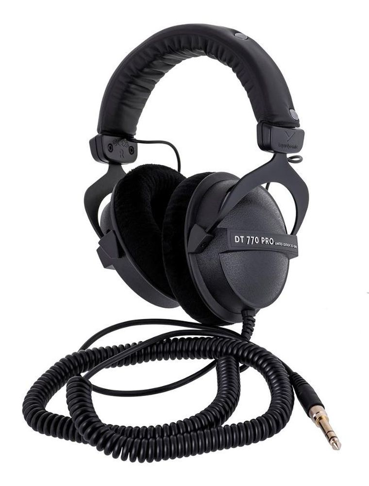 Beyerdynamic, DT 770 PRO 250 OHM BLACK, słuchawki studyjne, zamknięte