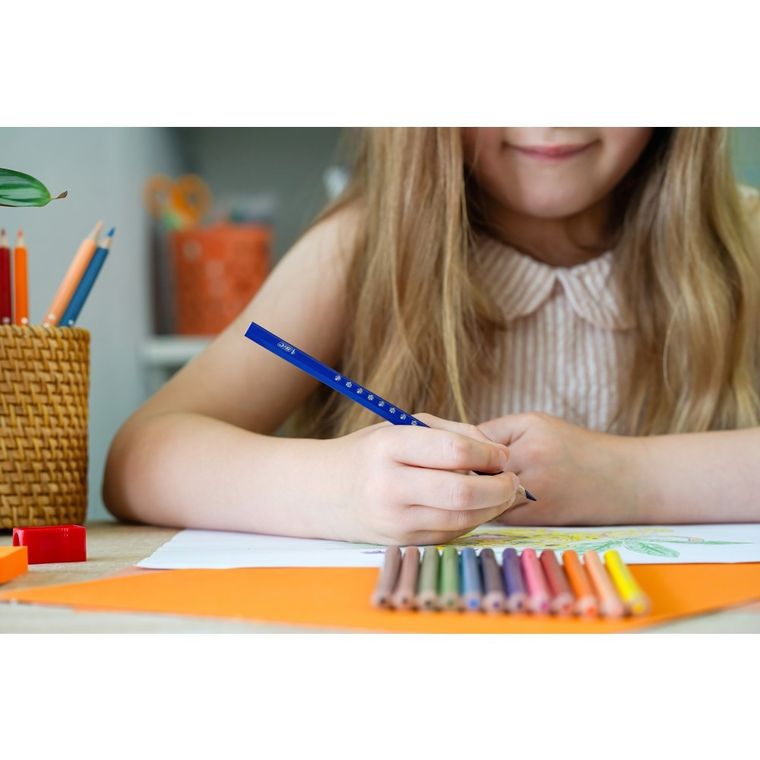 Bic, Kids, Smooth, kredki drewniane, 24 szt.