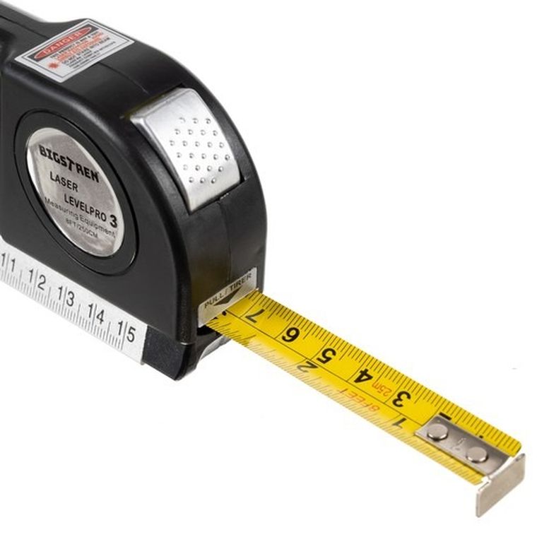 Bigstren, poziomica laserowa z miarką, 250 cm