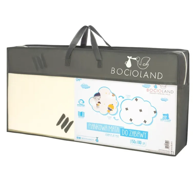 Bocioland, Balony, składana mata piankowa, 150-180 cm