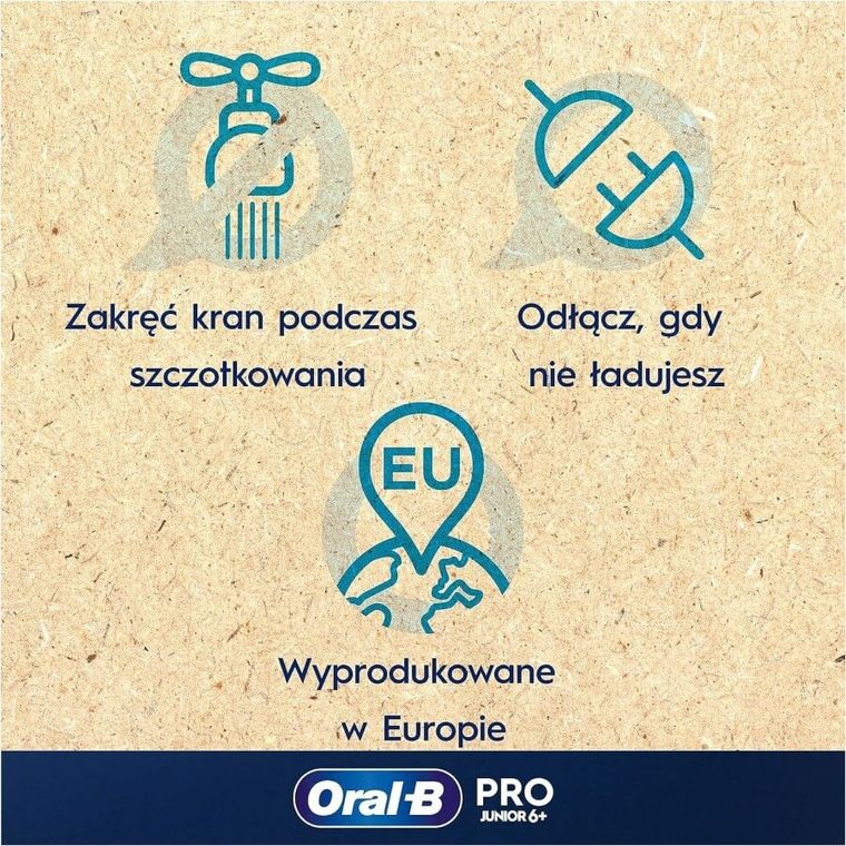 Braun, Oral-B, Junior Pro, szczoteczka elektryczna, zielona