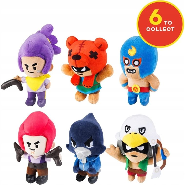 Brawl Stars, pluszowa maskotka, 16 cm