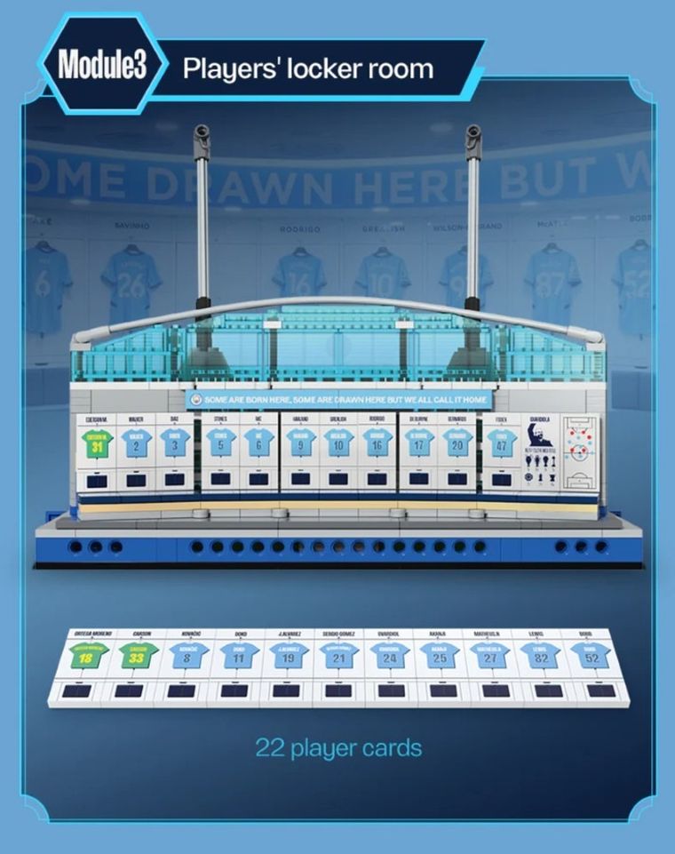 Cada, Etihad Stadium Manchester City, klocki konstrukcyjne, 4473 elementów
