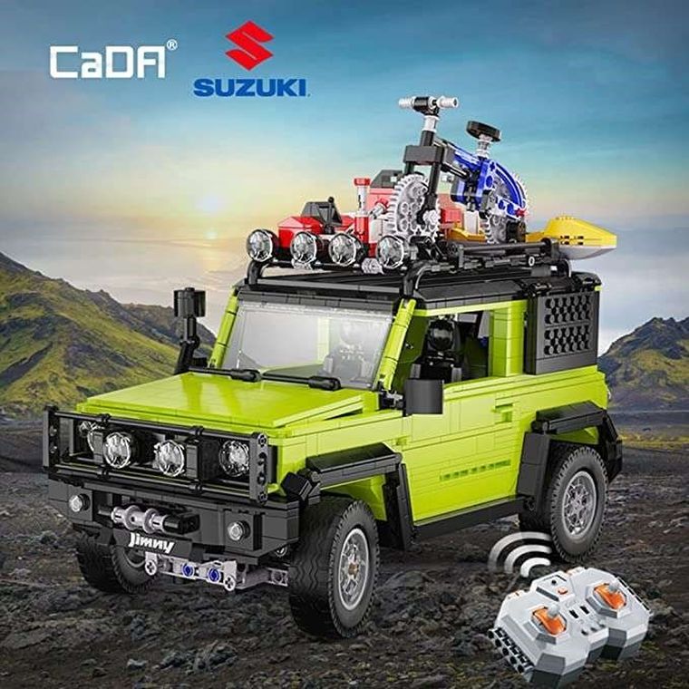 Cada, Suzuki Jimny, klocki konstrukcyjne, pojazd 2w1, 1803 elementy