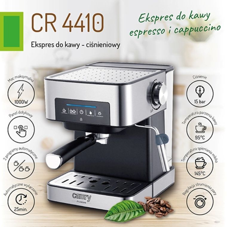 Camry, ekspres ciśnieniowy, CR 4410