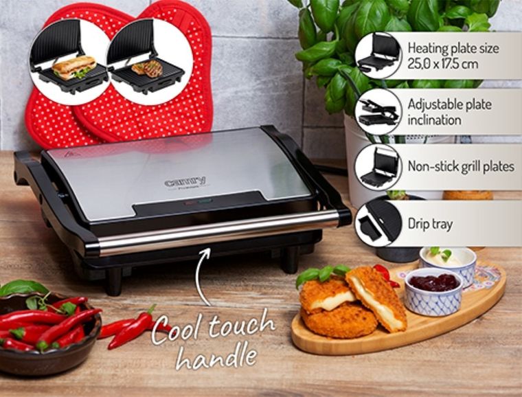 Camry, grill elektryczny, CR 3044