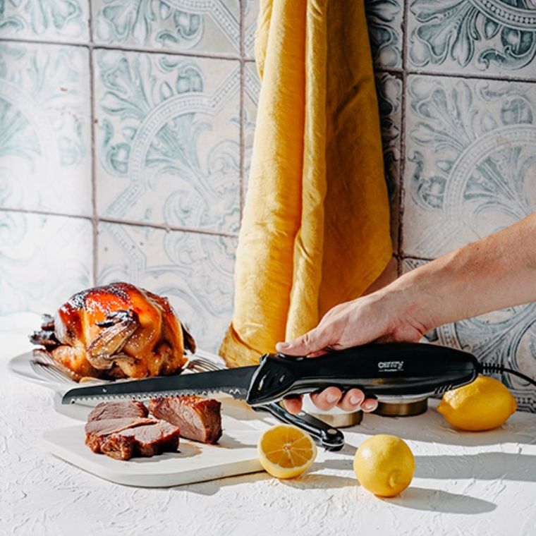 Camry, nóż elektryczny, zestaw noży