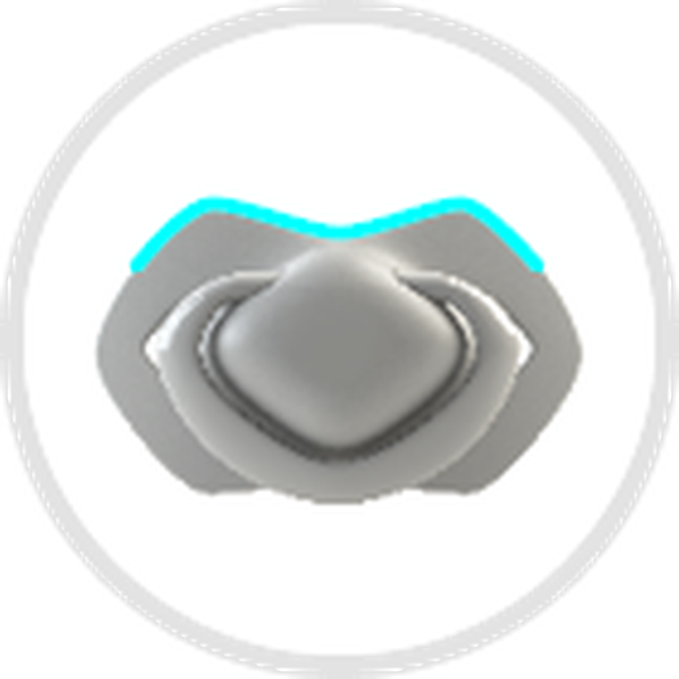 Canpol babies, Bonjour Paris, smoczek uspokajający, silikonowy, symetryczny, 0-6m, 2 szt., niebieski