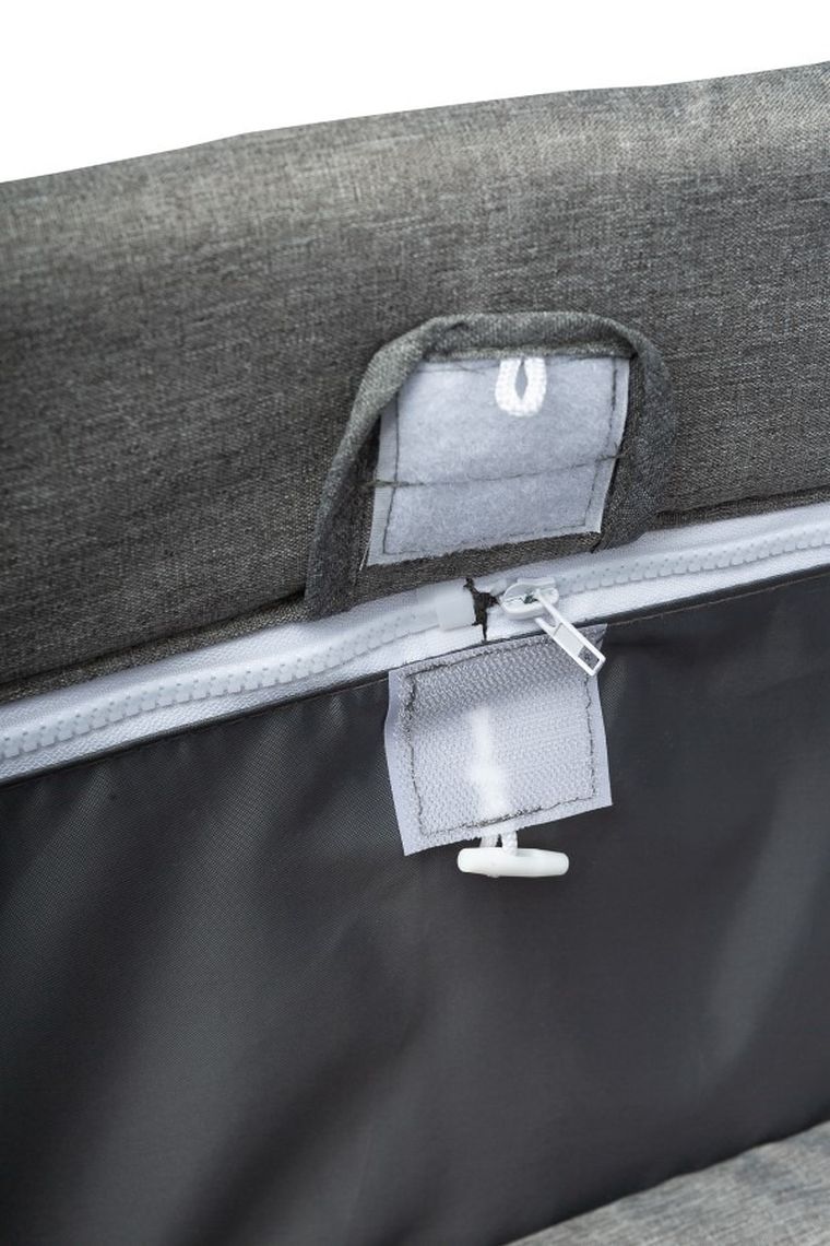 Caretero, Basic Plus, łóżeczko turystyczne, Grey