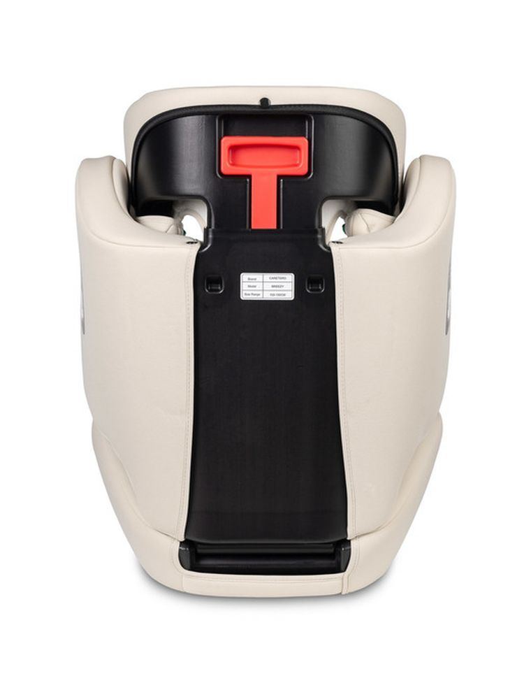 Caretero, Breezy, fotelik samochodowy 2w1, podstawka, beige, 100-150 cm