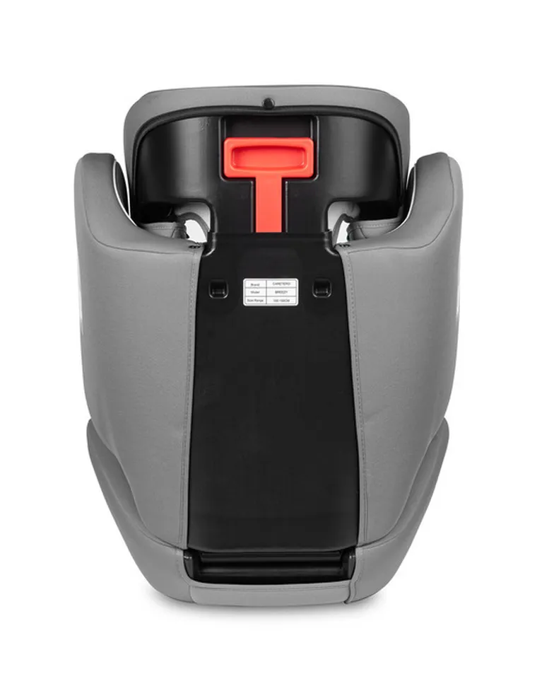 Caretero, Breezy, fotelik samochodowy 2w1, podstawka, grey, 100-150 cm