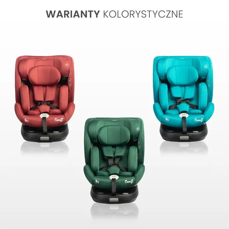 Caretero, Comfi I-Size, fotelik samochodowy, red, 40-150 cm