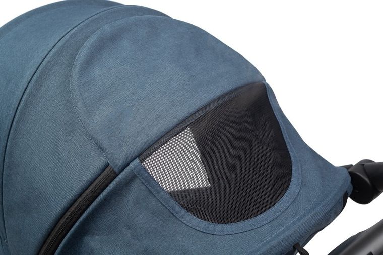 Caretero, Elma, wózek spacerowy, Jeans Blue