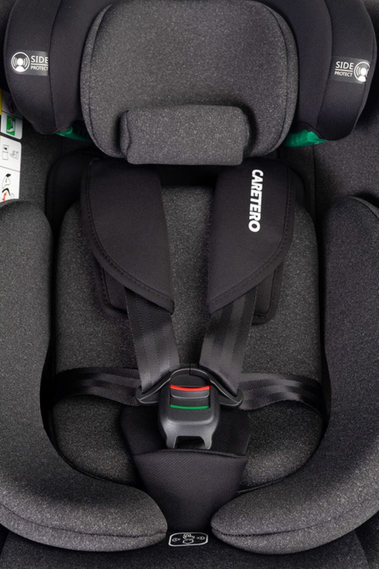 Caretero, Lumi, i-Size, fotelik samochodowy, dark grey, 40-150 cm